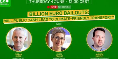 Visual webinar Billion euro bailouts : will public cash lead to climate-friendly transports?
