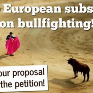 Fermiamo i contributi UE ai tori da corrida