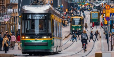 Trams and bicycles/ CC0 Tapio Haaja