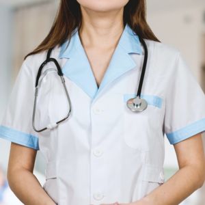 Female healthcare worker / CC0 jeshoots-com