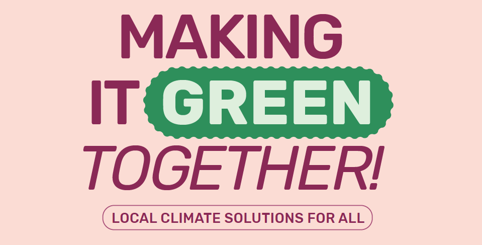 making it green together leaflet image / climate action